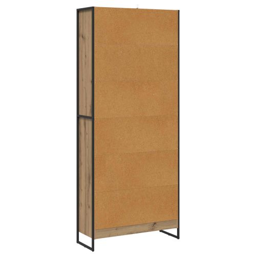 Шкаф за книги 80 x 30 x 189,5 см Инженерна дървесина