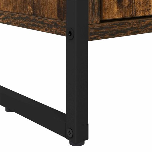 Високи шкафове 2 pcs Димящ дъб 60 x 36 x 200 см Инженерно дърво