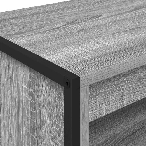 Високи шкафове 2 pcs Сив Сонома 60 x 36 x 200 см