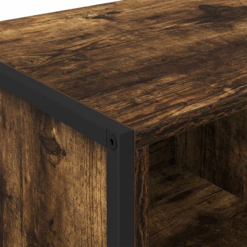 Служебен шкаф с чекмедже 2 pcs Димящ дъб 81 x 36 x 150.5 см