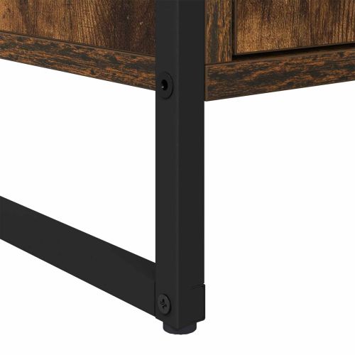 Служебен шкаф с чекмедже 2 pcs Димящ дъб 81 x 36 x 150.5 см