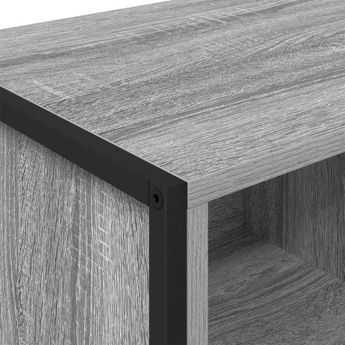 Служебен шкаф с чекмедже 2 pcs Сив Сонома 81 x 36 x 150.5 см