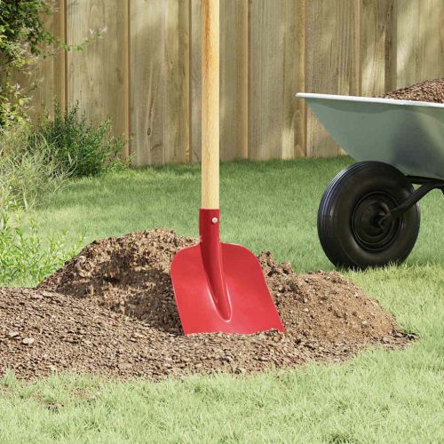 Глава на лопата Червено 32 x 24,5 см Прахово боядисана стомана