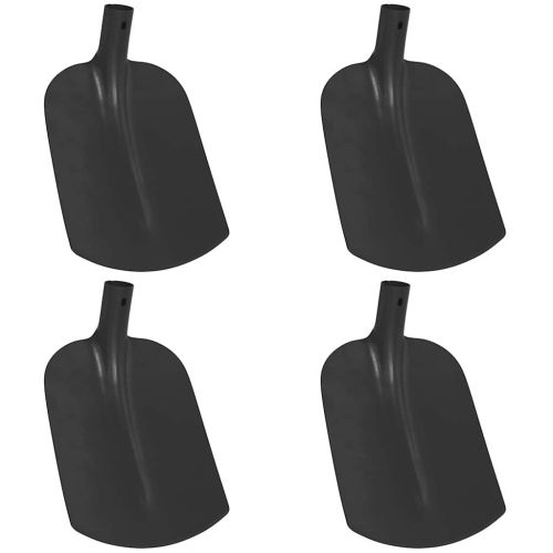 Глава на лопата 4 pcs Черно 34,5 x 24 см