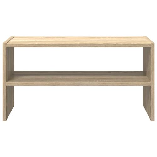 Стелаж за обувки, стифиращи, дъб сонома, 60x30x30,5 см