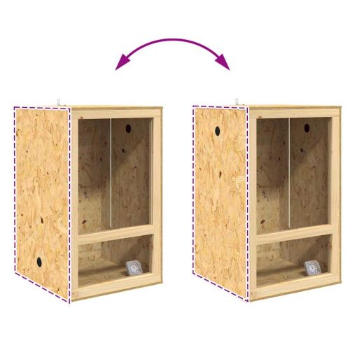 Терариум Кафяво 50 x 50 x 80 cm ОСБ