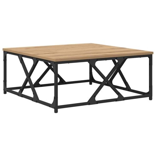 Масичка за кафе Дъб 70 x 70 x 30 cm Инженерно дърво