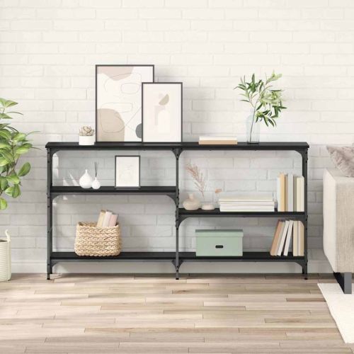 Конзолна маса Черния дъб 150 x 29 x 76,5 см Инженерно дърво