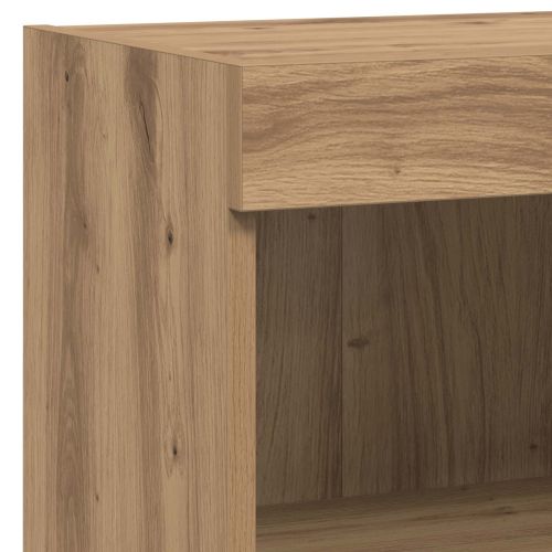 Кабинети за телевизор на стената 4 pcs Черния дъб