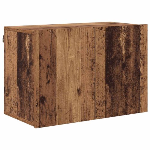 Телевизионен стенен шкаф 5 pcs Старо дърво Инженерно дърво