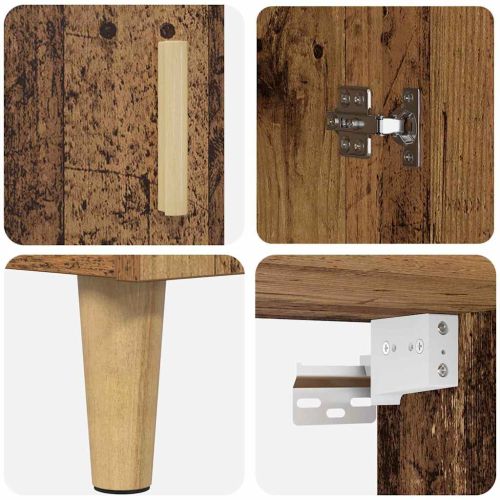 Висок шкаф Старо дърво 69,5 x 34 x 180 см