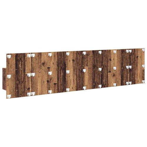 Табла с шкаф с чекмедже 3 pcs Старо дърво Инженерно дърво