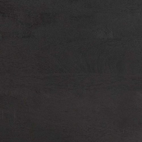 Нощен шкаф Черно 40 x 33 x 46 см Солидно мангово дърво