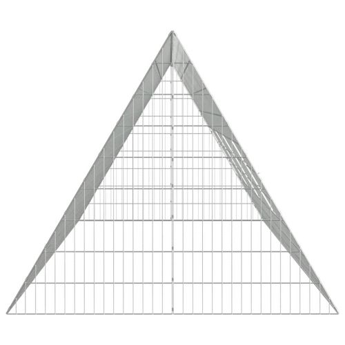 Клетка за заек Сребристо 430 x 100 x 85 см Поцинкована стомана