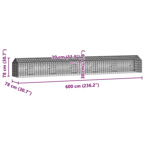 Клетка за заек Сребрист 400 x 78 x 78 см Галванизирана стомана