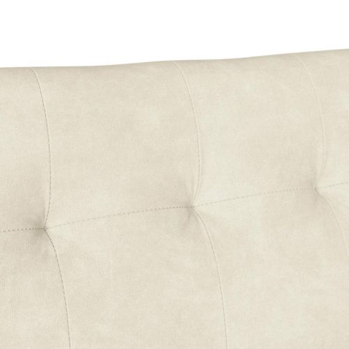 Пейка Честърфилд Крем 112 x 65,5 x 75 см Кадифе