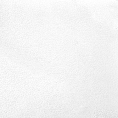 Пейка Честърфилд Бяло 119,5 x 64,5 x 75 см Изкуствена