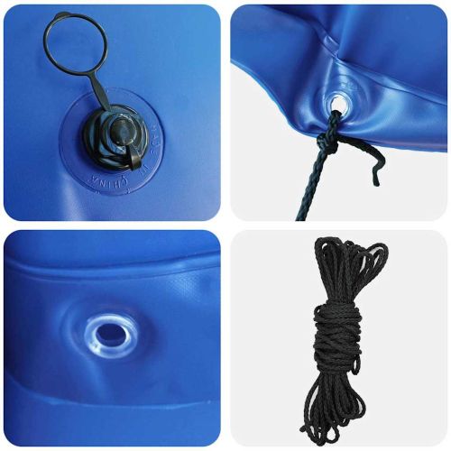 Зимна плувна възглавница Синьо Ø 220 x 140 см ПВЦ