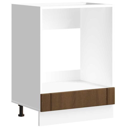 Шкаф за фурна, Lucca, кафяв дъб, инженерно дърво