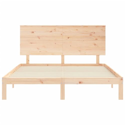 Рамка за легло с табла King Size масивно дърво
