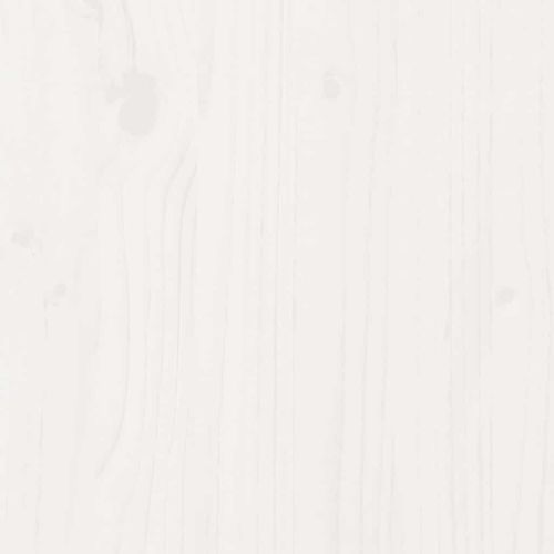 Градински лаундж комплект 4 части с възглавници бял масив бор