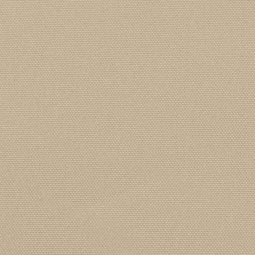 Прибираща се странична тента, бежова, 160x600 см