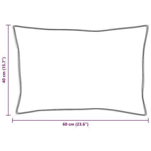 Възглавница с възглавница 2 pcs Бяло 40 x 60 cm Перо