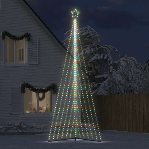 LED коледна елха 789 светодиода Цветни 476 см