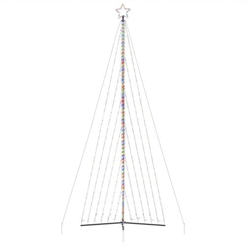LED коледна елха 789 светодиода Цветни 476 см