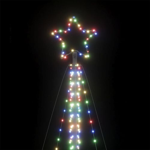 LED коледна елха 789 светодиода Цветни 476 см