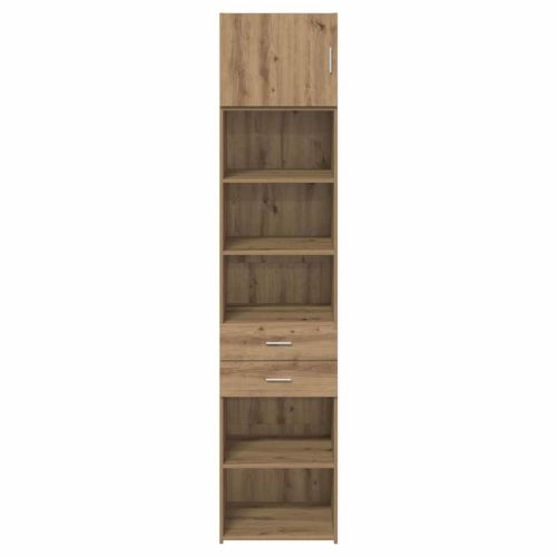 Висок шкаф с чекмедже Дъб 50 x 42,5 x 225 см Инженерно дърво