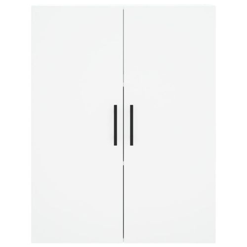 Стенни шкафове, 2 бр, бели, 69,5x34x90 см