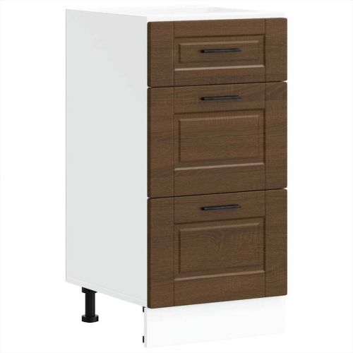 Кухненски шкаф Porto, кафяв дъб, инженерна дървесина