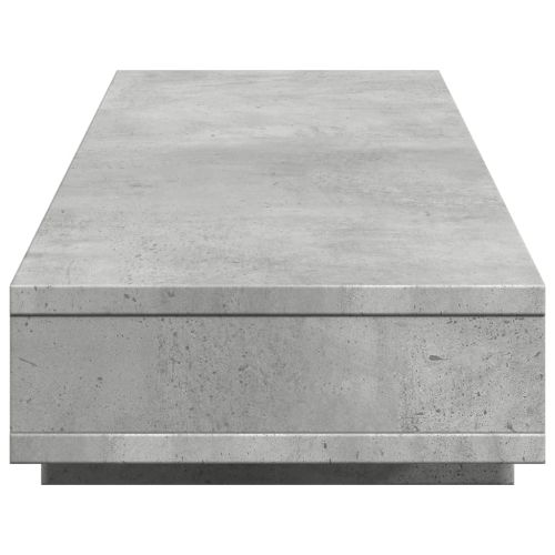Поставка за монитор, бетонно сива, 100x27x15см, инженерно дърво