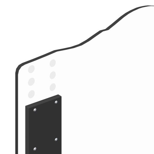 Легло с място за съхранение Черно 70 x 190 cm Инженерно дърво