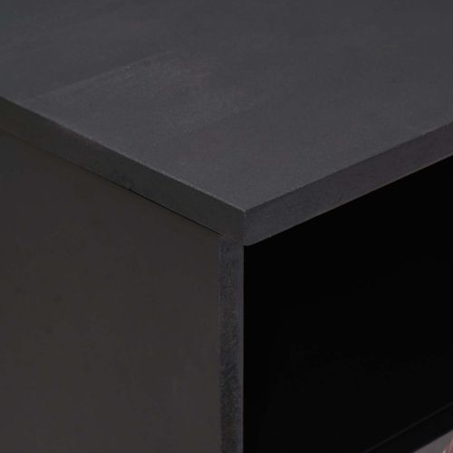 Нощно шкафче 2 pcs Кафяво 40 x 33 x 46 см Солидно мангово дърво