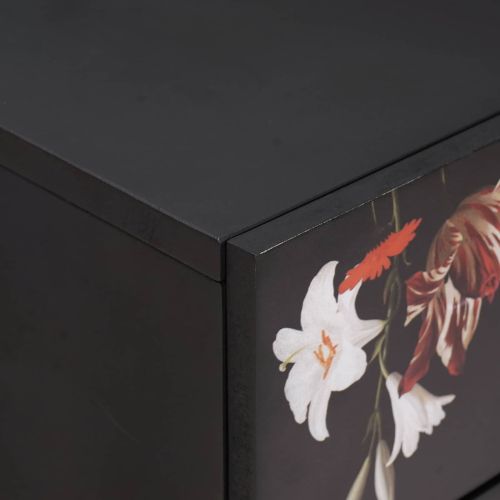Нощно шкафче Многоцветен 50 x 33 x 60 см Солидно мангово дърво