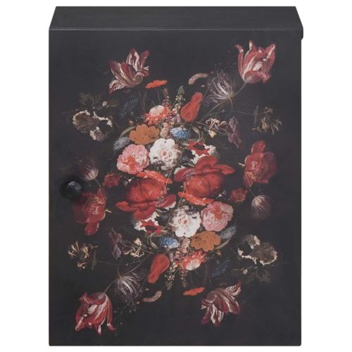 Висящ шкаф Многоцветен 38 x 33,5 x 48 см Солидно мангово дърво