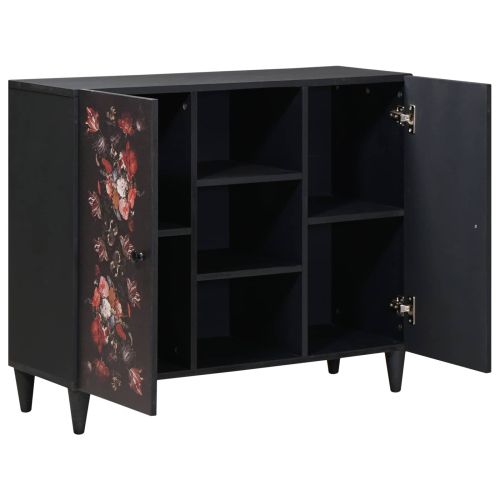 Шкафове за съхранение с врата Многоцветен 90 x 33,5 x 75 см