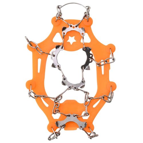 Ледени точки за обувки с 10 шипа Оранжево S