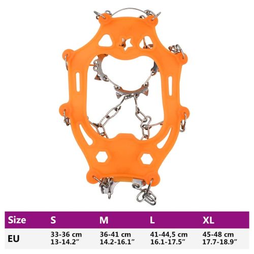 Ледени точки за обувки Оранжево XL