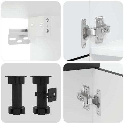 Комплект кухненски шкафове от 7 части Kalmar, инженерно дърво