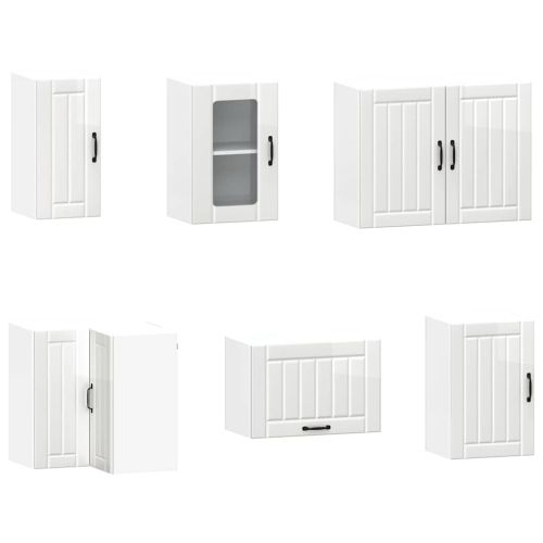 Комплект кухненски шкафове от 11 части Kalmar, инженерно дърво