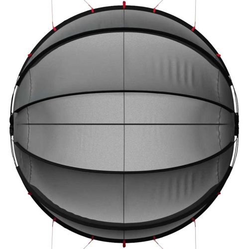 Купол за басейн Черно 405 x 405 x 192 см