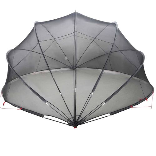 Купол за басейн Черно 472 x 460 x 229 см