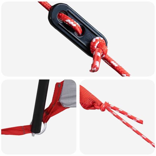 Гумена палатка за 5 човека Сив и оранжев 333 x 317 x 194 см