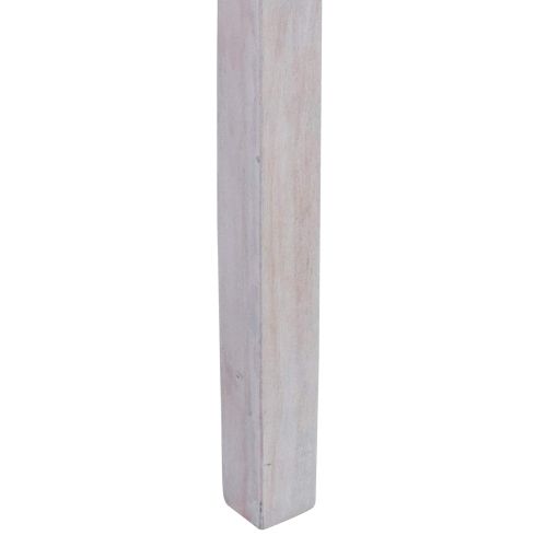 Трапезен стол 2 pcs Бял лак 45 x 54 x 93 см