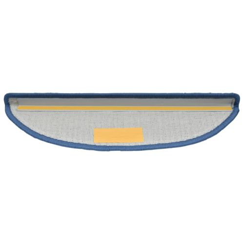 Изтривалки за стълби, 10 бр., 56x17x3 см, сини, полукръгли