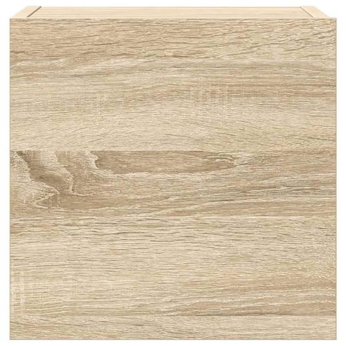 Комплект ТВ шкафове от 7 части, сонома дъб, инженерно дърво7