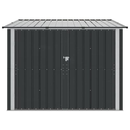 Приют за велосипеди 3 pcs Антрацит 216 x 207 x 158 см Метал